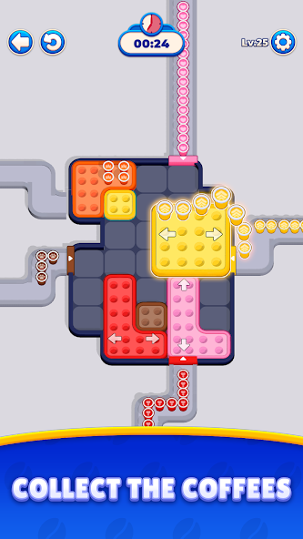 Coffee Run Puzzle Level Screenshot